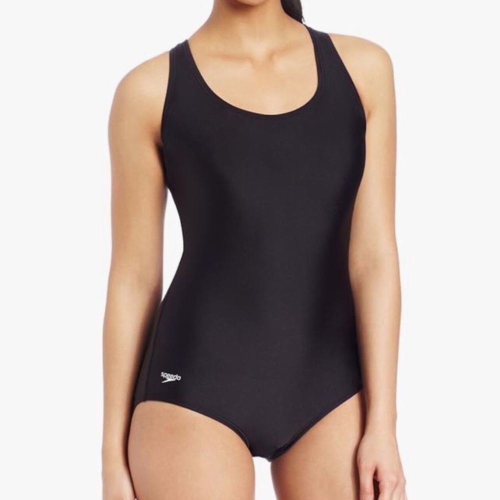 Speedo PowerFLEX Women’s One-Piece Swimsuit Sz 12 NEW
